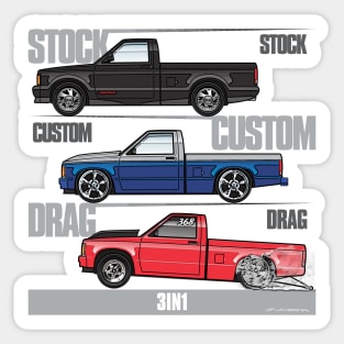 3 in 1 1981-1993 S10 trucks Sticker